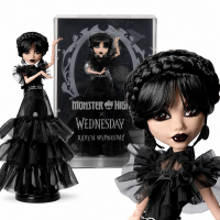 Кукла Монстер Хай Венсдей Аддамс Netflix Monster High Wednesday Mattel HXJ03