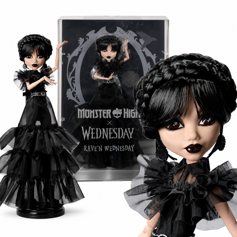 Лялька Монстер Хай Венздeй Аддамс Netflix Monster High Wednesday Mattel HXJ03
