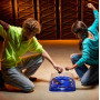 Набір Арена з Бейблейдами (Уцінка) Екстремальна битва Beyblade Arena X Drop Attack Battle Set Hasbro BG0842