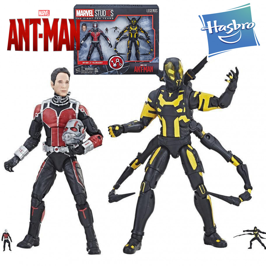 Фигурки 4в1 Человек Муравей и Хенк Пим Hasbro Ant-Man And Yellowjacket E2484