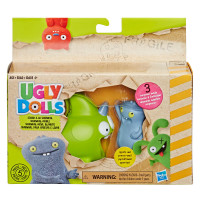 Фигурки жмаки Бабо и Сквиш с аксессуарами UglyDolls Babo and Squish E4537