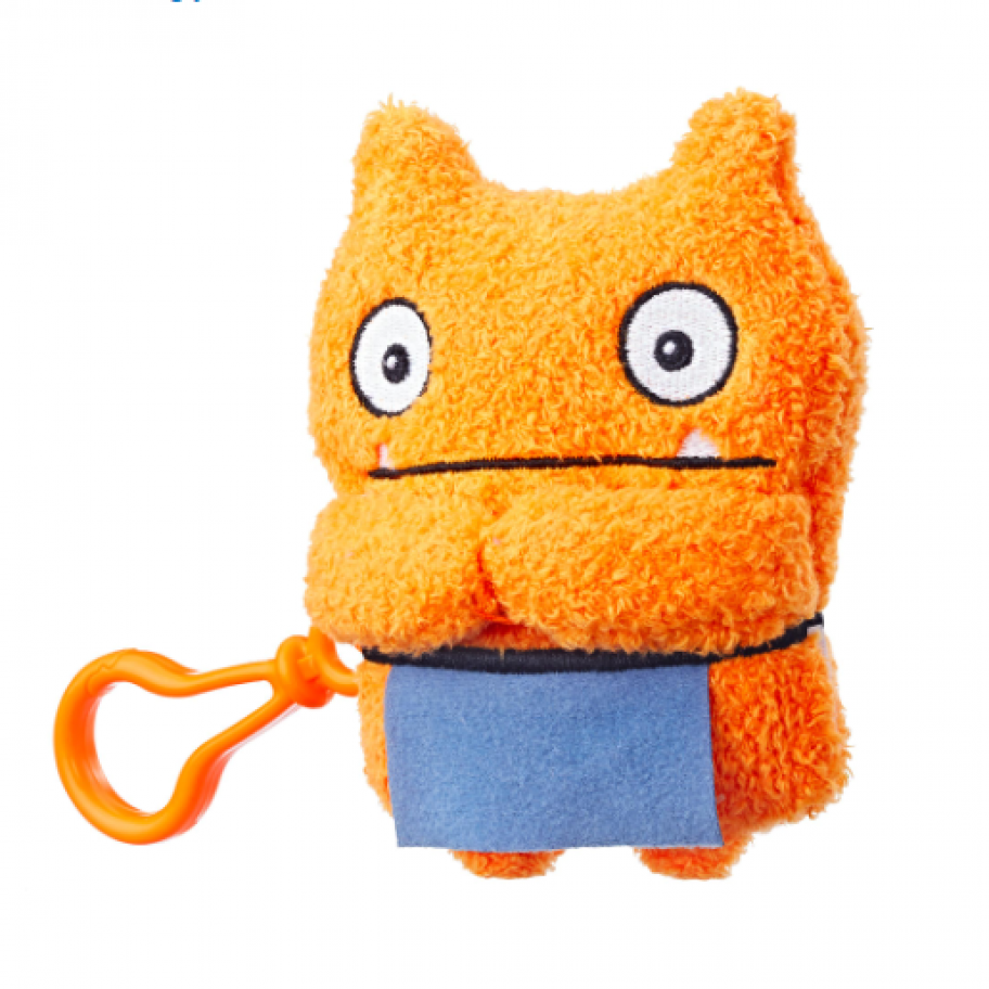 Плюшевая игрушка 12 см Вэйдж UglyDolls Wage c клипсой Куклы с Характером Hasbro E4530