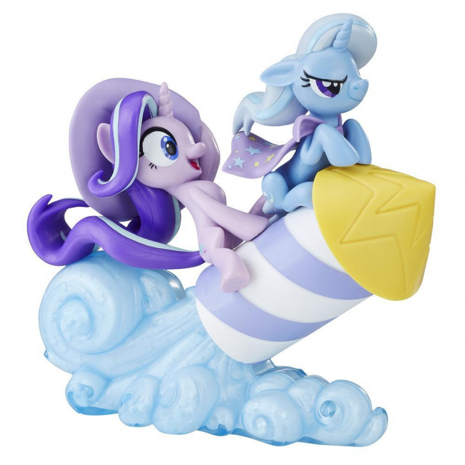 Набор 2в1 Пони Глиммер и Трикси Луламун My Little Pony Glimmer & Trixie Lulamoon Hasbro E1925