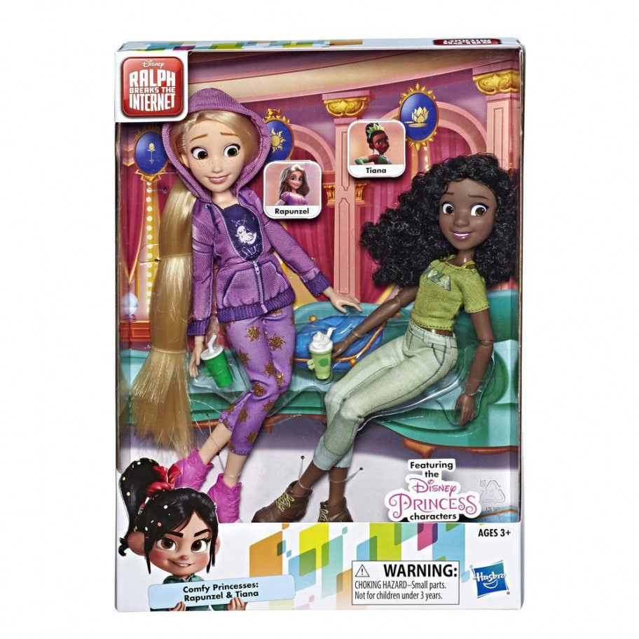 Набор Кукол Рапунцель и Тиана Disney Princess Rapunzel and Tiana Hasbro E7418