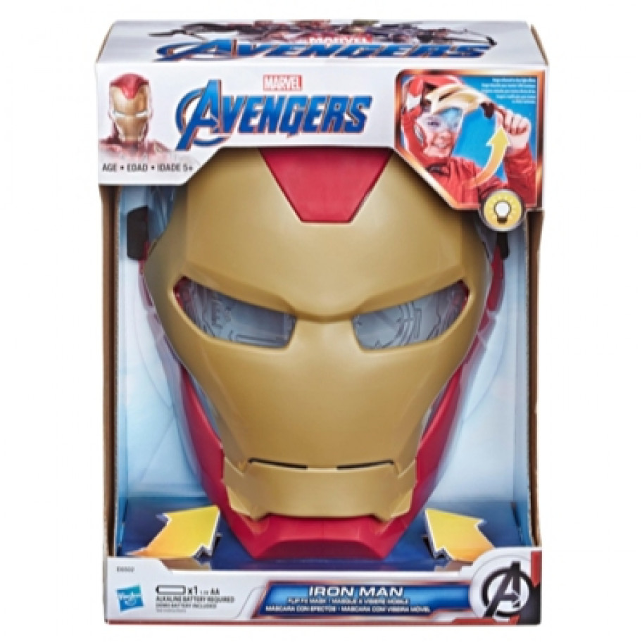 Маска Железный Человек с открывающимся лицом Iron Man Mask Hasbro E6502