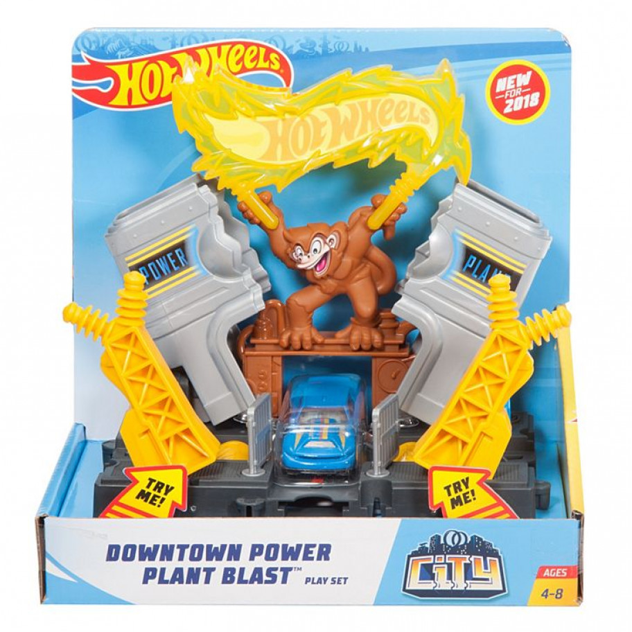 Хот Вилс Взрыв на Электростанции Hot Wheels City Mattel FMY98