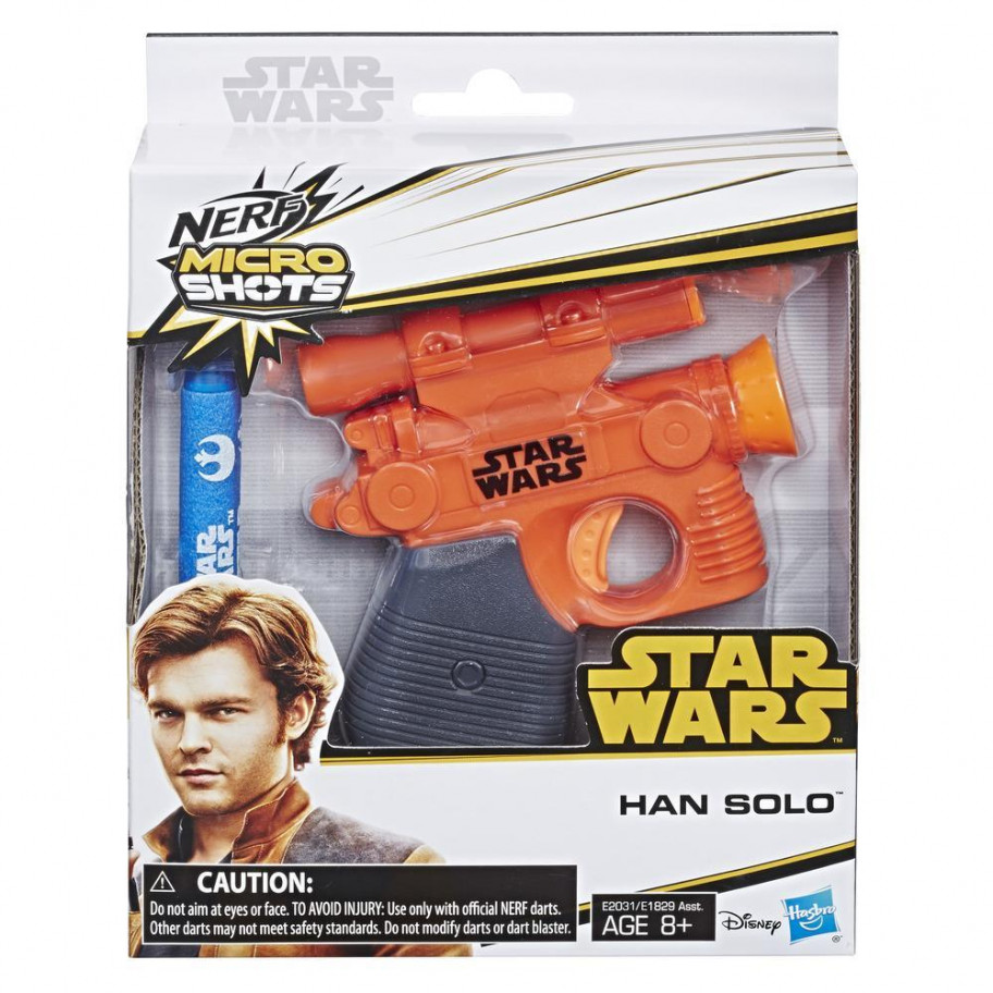 Бластер Нерф Хан Соло Звездные войны Nerf Han Solo Blaster Hasbro E2031