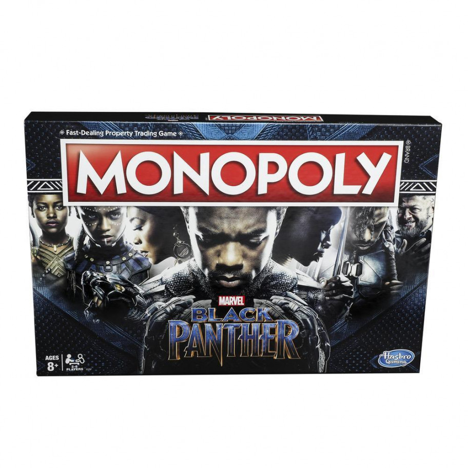 Игра Монополия: Черная Пантера Monopoly Game: Black Panther Edition Hasbro E5797