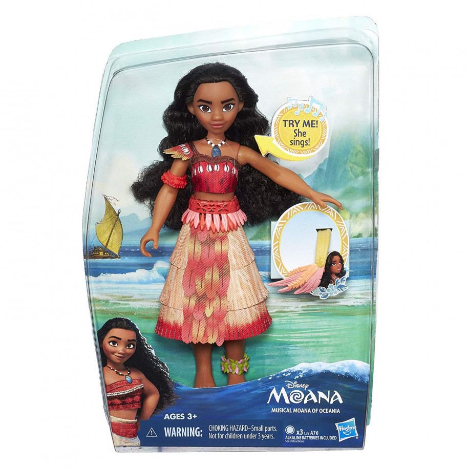 Кукла Моана поющая Disney Princess Disney Musical Moana of Oceania, Hasbro B8296