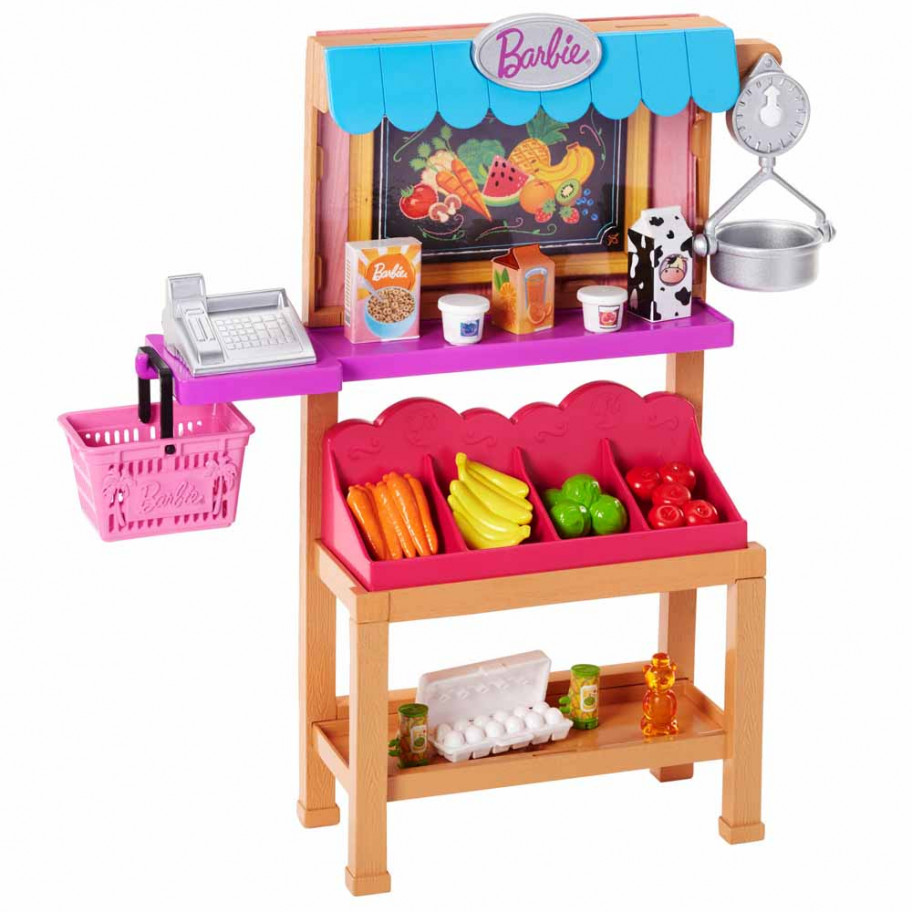 Игровой Набор Барби Бакалея Barbie Grocery Playset Mattel FJB27