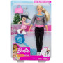 Кукла Барби Тренер по фигурному катанию Barbie Ice Skating Coach Doll & Playset Mattel FXP38