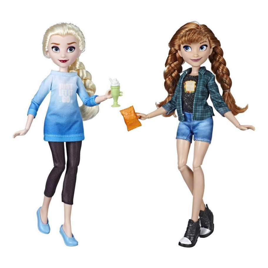 Принцессы Диснея Куклы Эльза и Анна Disney Princess Elsa and Anna Hasbro E7417