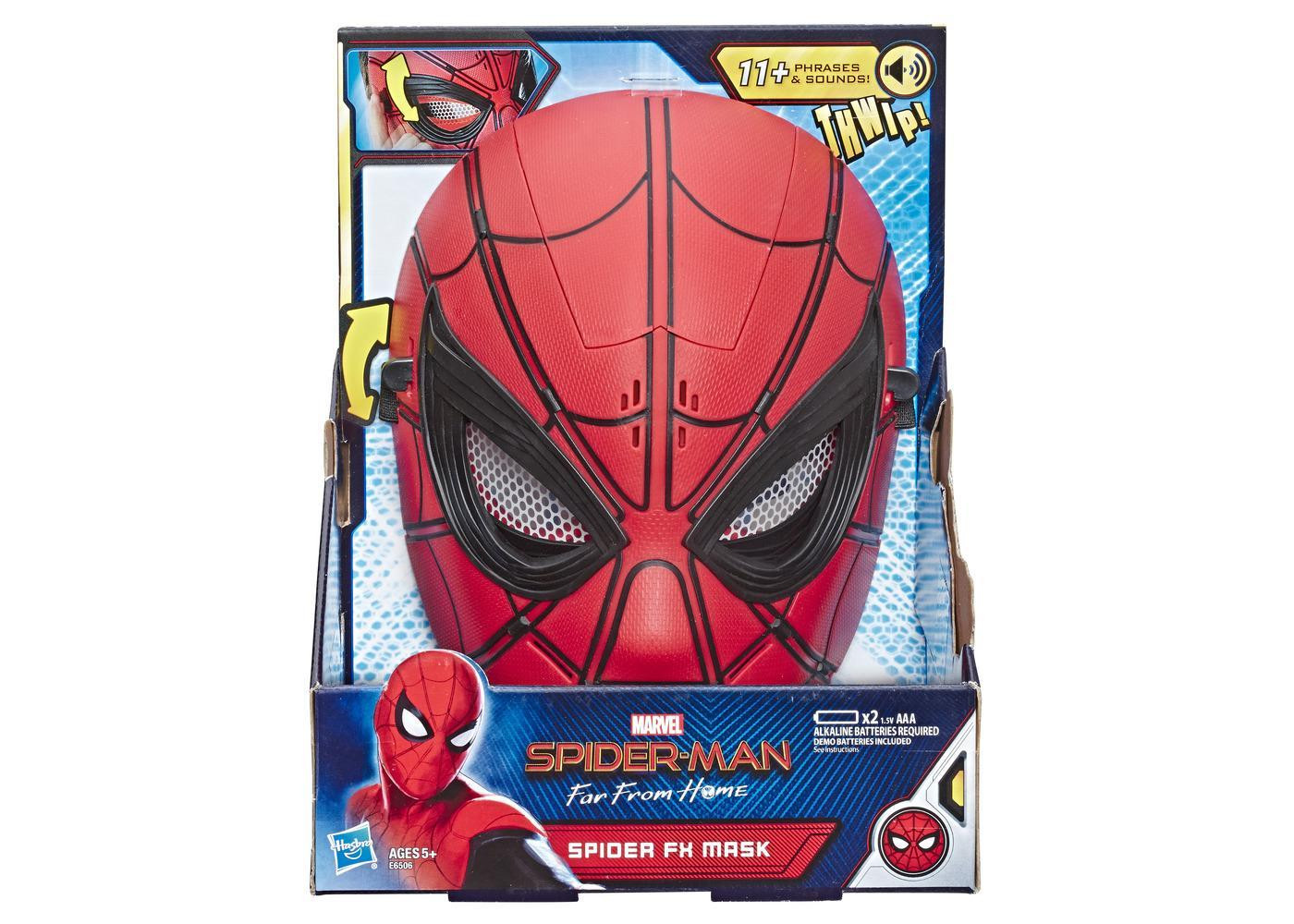 Купить Маска Человек Паук c звуковыми эффектами Hasbro Marvel Spider-Man  E6506 по цене 1 199 грн. от производителя