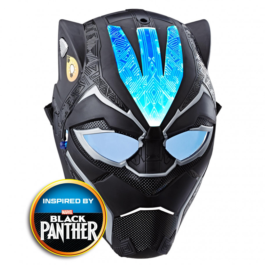 Светящаяся Маска Черная Пантера Hasbro Marvel Black Panther E6046