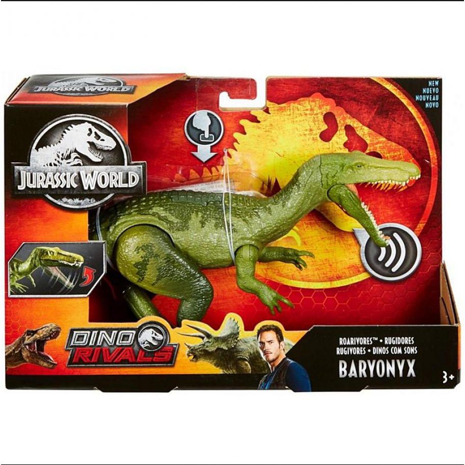 Динозавр Барионикс звуковой  Мир Юрского Периода Jurassic World Roarivores™ Baryonyx Mattel GHT10