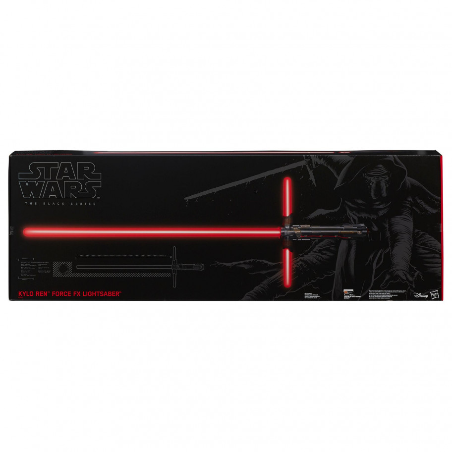 Световой Меч Кайло Рена Star Wars The Black Series Kylo Ren Force FX Deluxe Lightsaber Hasbro B3925