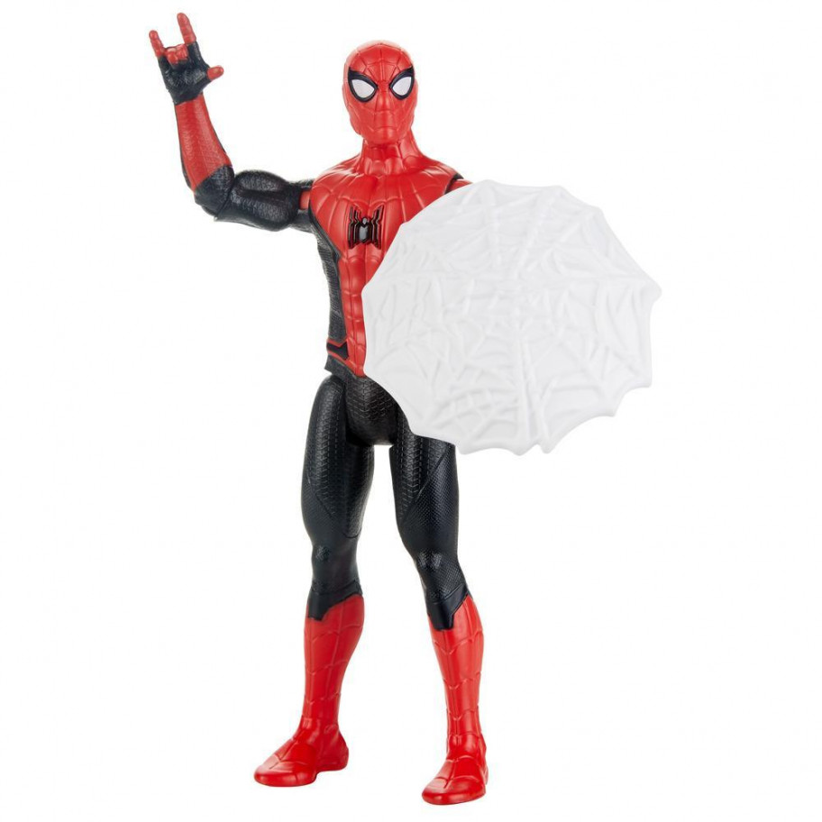 Фигурка Человек Паук с щитом из паутины 16 см Spider-Man Far From Home Hasbro E4123