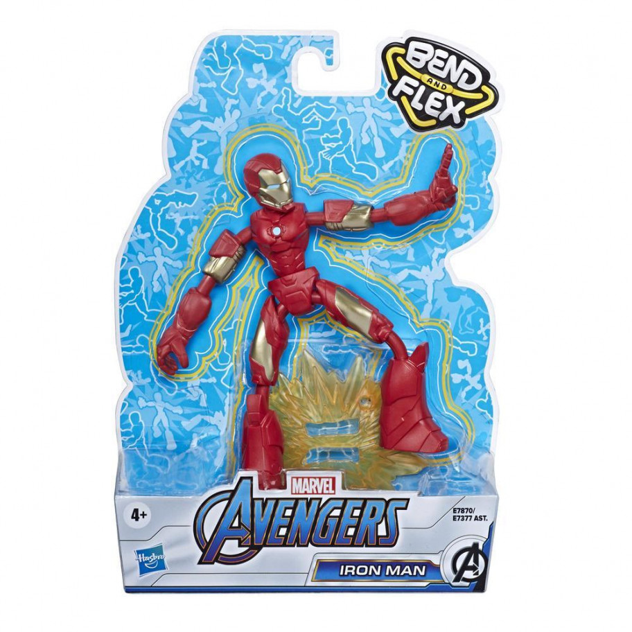 Фигурка Железный Человек Гнущийся Bend And Flex Iron Man Hasbro E7870