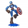 Фигурка Капитан Америка Гнущийся Bend And Flex Captain America Hasbro E7869