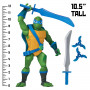 Фигурка Леонардо 27 см Восстание Черепашек-Ниндзя Rise of the TMNT Leonardo Giant Figure Playmates Toys 81451