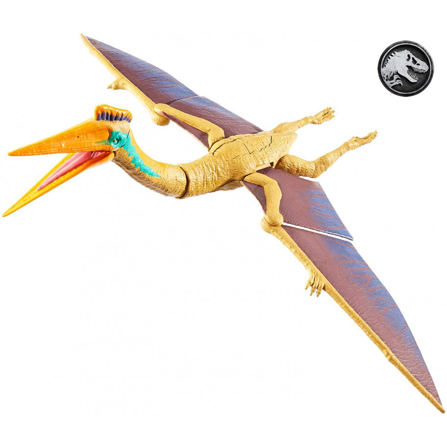 Динозавр Кецалькоатлус Мега двойная атака Jurassic World Mega Dual Attack Quetzalcoatlus Mattel GFH08