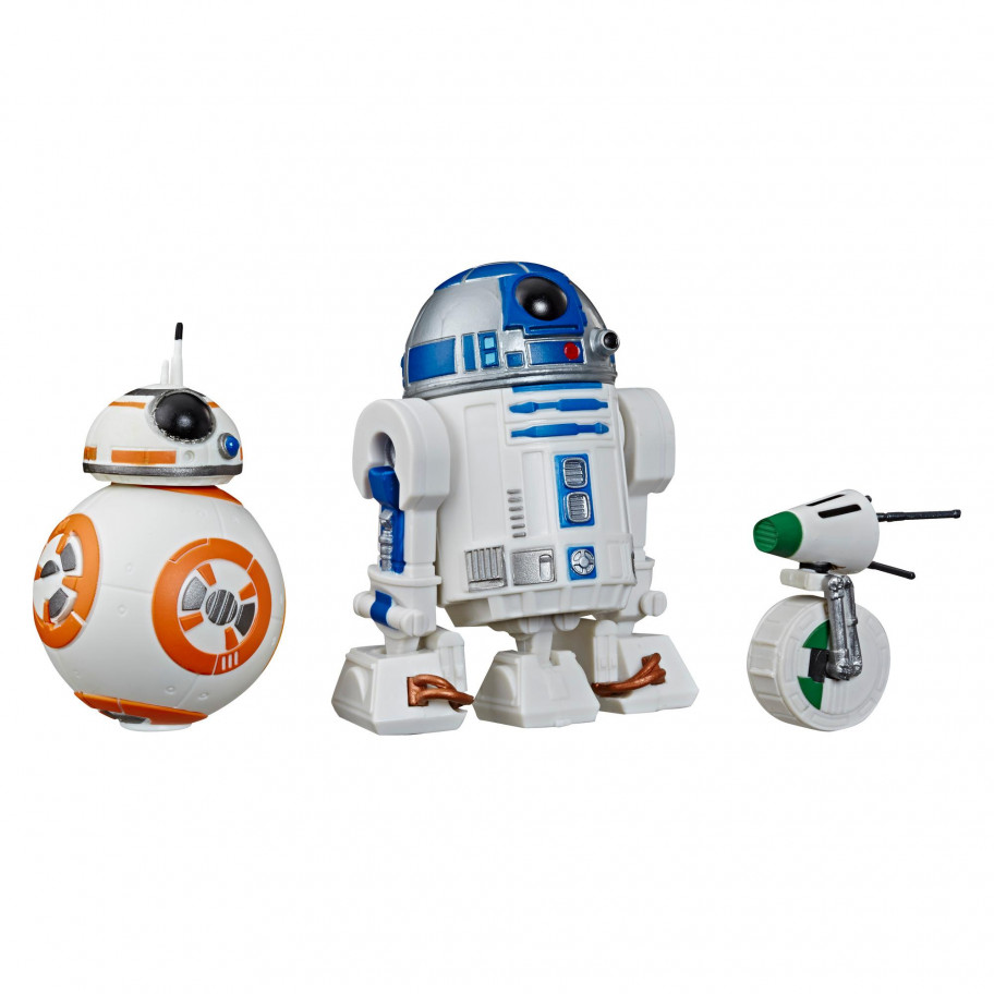 Набор Фигурок Дроидов R2-D2, BB-8, D-O Звездные Войны Star Wars 3-pack Droid Figures Hasbro E3118