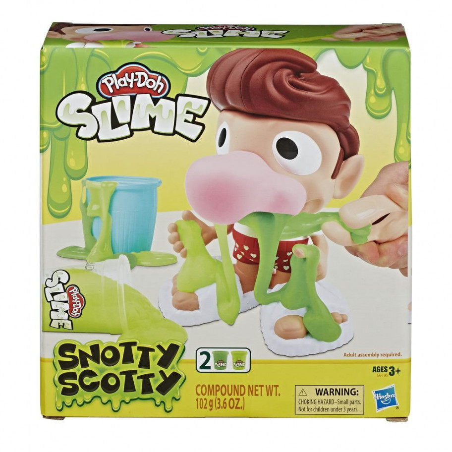 Слайм Сопливый Скотти Play-Doh Slime Snotty Scotty Hasbro E6198