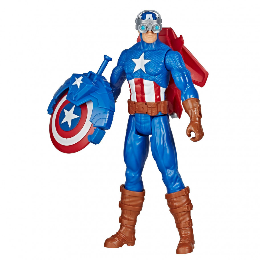 Фигурка Капитан Америка 30 см запускает Щит Captain America Hasbro E7374