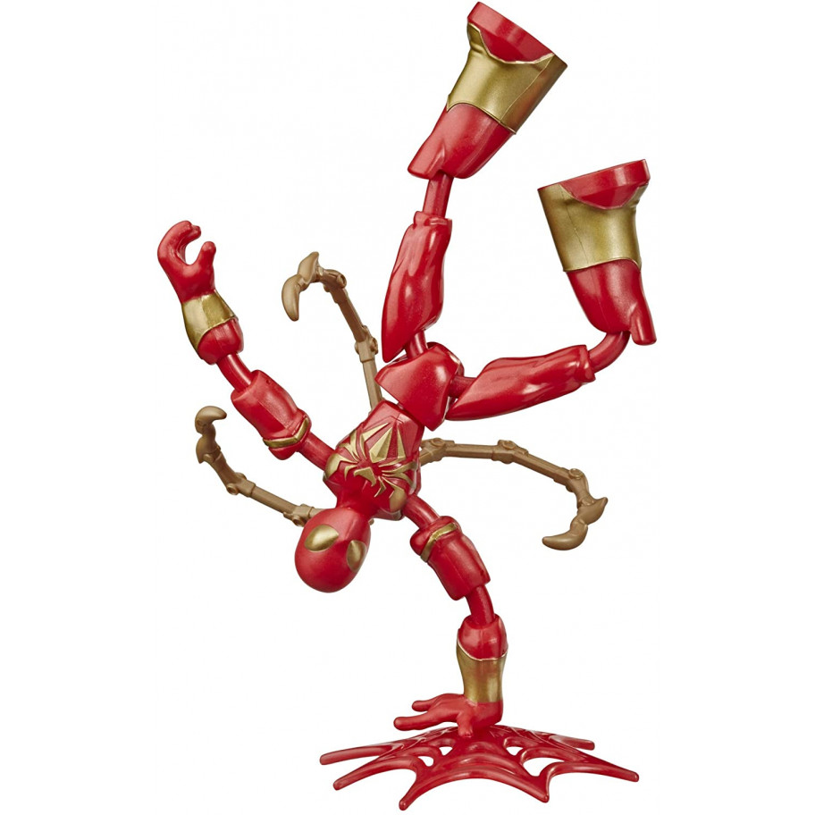 Фигурка Человек Паук с Клешнями гнущаяся Bend and Flex Iron Spider Man Hasbro E8972