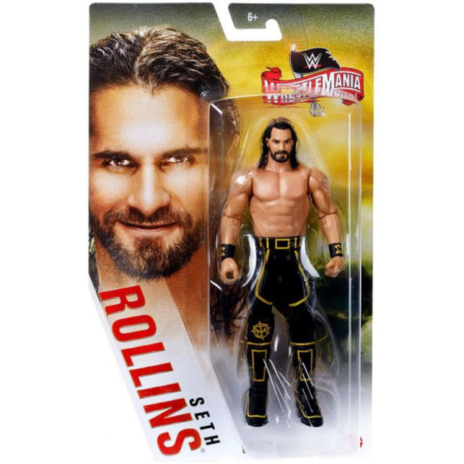 Фигурка Рестлер Сет Роллинс 36 WWE  Wrestle Mania 36 Seth Rollins Mattel GKY56