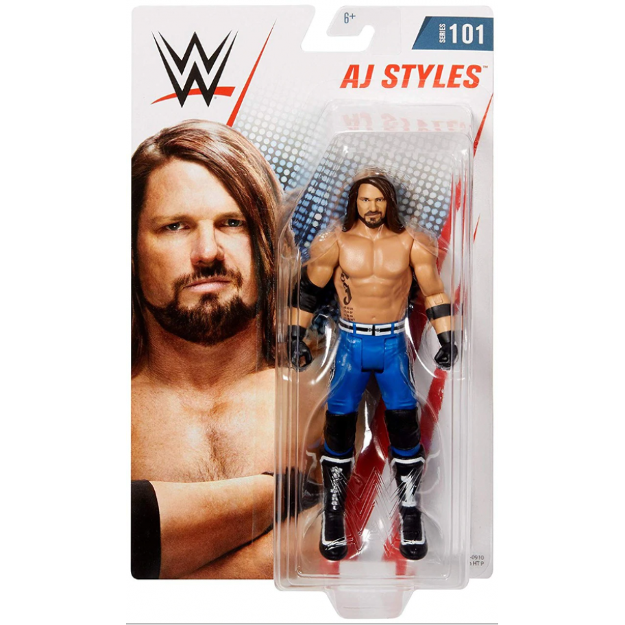 Фигурка Эй Джей Стайлз Серия 101 WWE Wrestling Series 101 AJ Styles Action Figure Mattel 309537