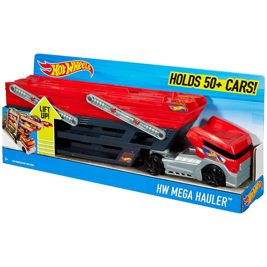 Трейлер Автовоз Хот Вилс на 50 машин Hot Wheels Mega Hauler Truck Mattel CKC09