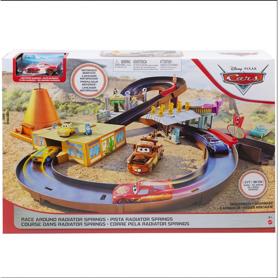 Гоночный Трек Тачки Дисней Disney Pixar Cars Race Around Radiator Springs Mattel GGL47