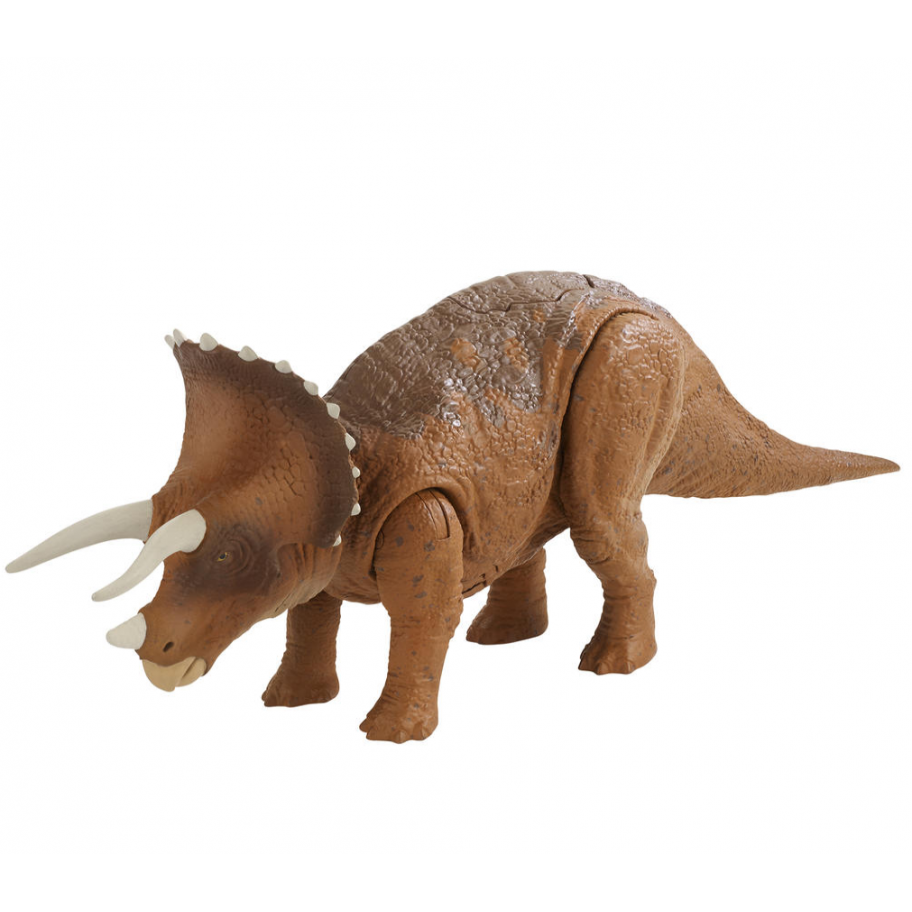 Динозавр Трицерапторс со звуком Мир Юрского Периода Jurassic World Roarivores Triceratops Mattel FMM24