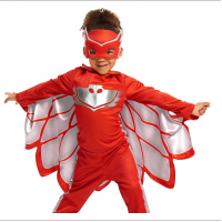Костюм Алетт 4-6 лет Герои в Масках PJ Masks Turbo Blast Dress Up Set Owlette Just Play 24863