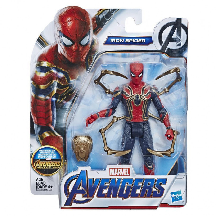 Фигурка Человек-Паук с клешнями Мстители Финал Iron Spider 16 см Hasbro E3933