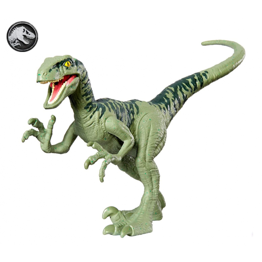 Динозавр Велоцираптор Чарли Мир Юрского Периода Jurassic World Attack Velociraptor Charlie Mattel GFM06