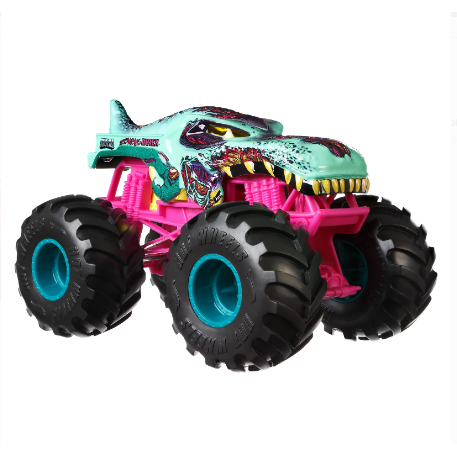 Джип Хот Вилс Зомби Рекс Монстр Трак 20 см Hot Wheels Monster Trucks Zombie Wrex Mattel GCX24