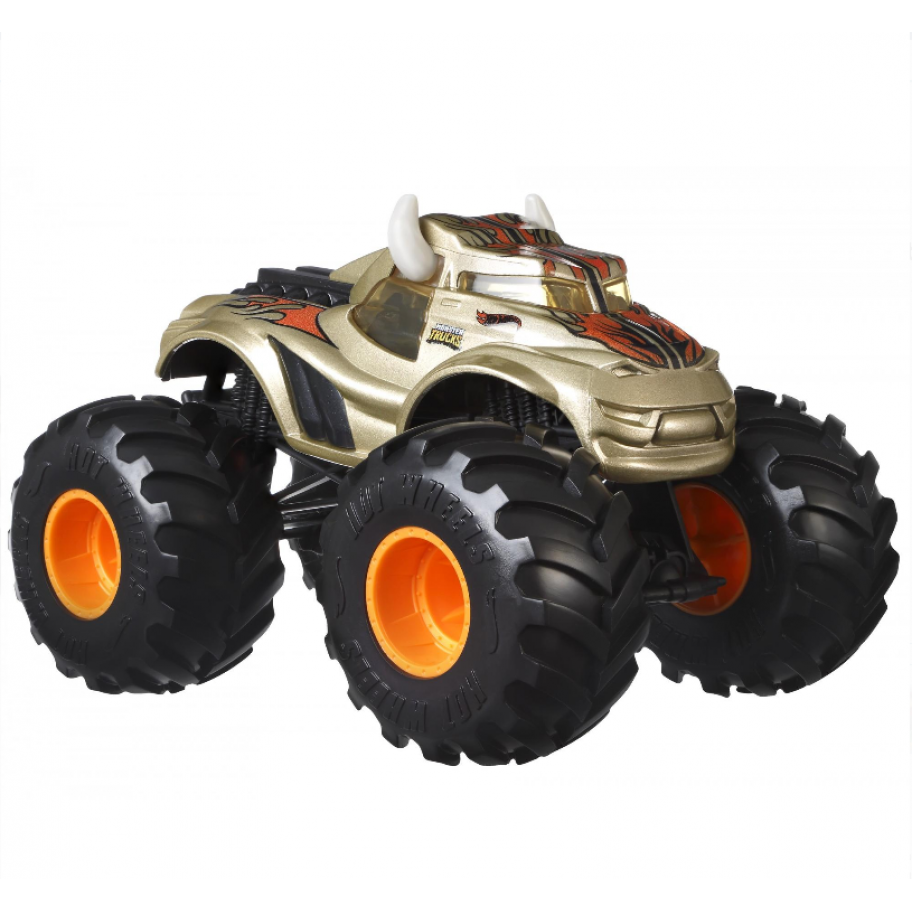 Машинка Бычок Хот Вилз Монстр Треки масштаб 1:24 Hot Wheels® Monster Trucks Steer Clear 1:24 Scale Vehicle Mattel GBV33