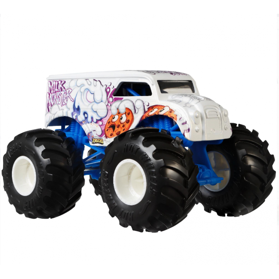 Машинка Молочный Монстр Хот Вилз Монстр Треки Hot Wheels Monster Trucks 1:24 Scale Milk Monster Vehicle Mattel GBV27