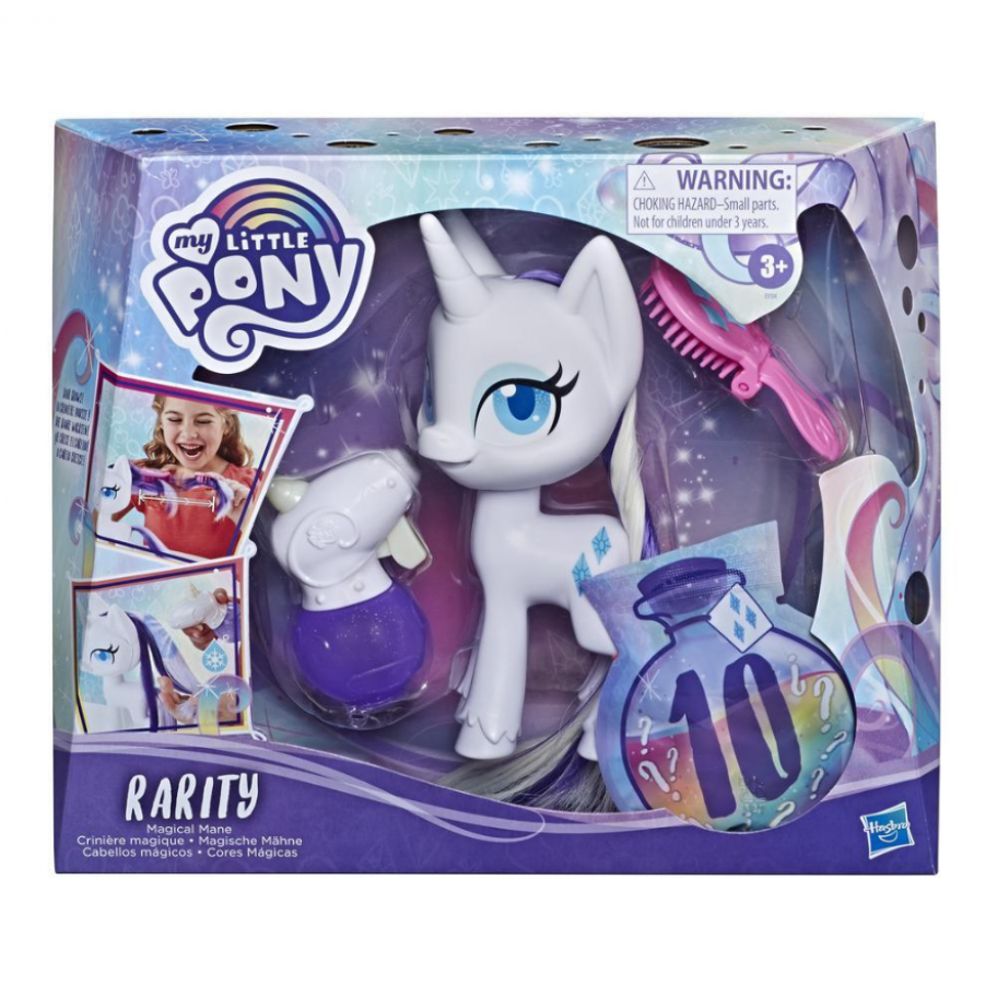 Фигурка Большая Пони Рарити Волшебная Грива Pony Magical Mane Rarity Hasbro E9104