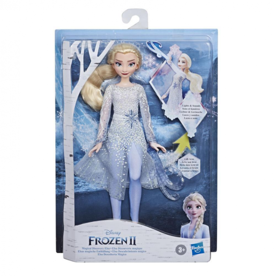 Кукла Эльза 28 см Холодное Сердце со звуком и световым эффектом Frozen Elsa Hasbro E8569