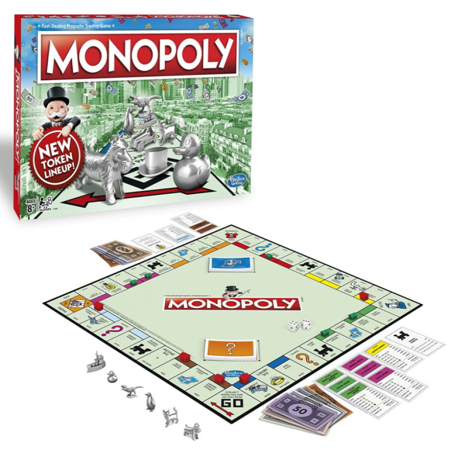 Настільна гра Монополія на англійській мові Monopoly Classic Hasbro C1009