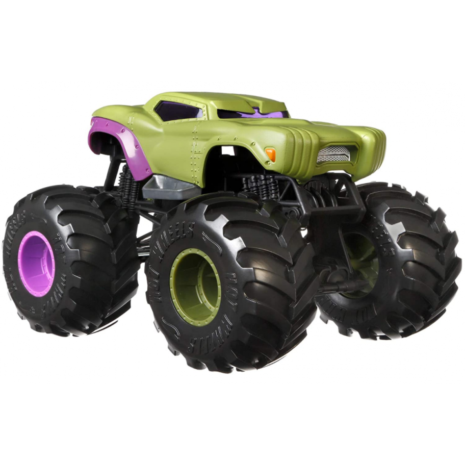 Джип Монстр Хот Вилс Халк 20 см Hot Wheels Monster Truck Marvel Hulk Mattel GJG69