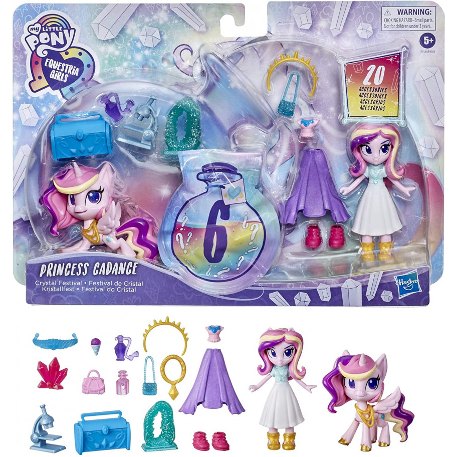 Пони из Эквестрии Принцесса Каданс 20 аксессуаров Princess Cadance Hasbro E9189