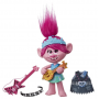 Большая Поющая Тролль Поппи Розочка Поп-Рок Мировой Тур с гитарой Trolls Pop-to-Rock Poppy Hasbro E9411