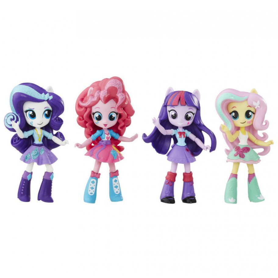 Фигурки Пони Мини Дружба Рарити Флатершай Твайлайт Спаркл Пинки Пай Elements of Friendship Hasbro B8243