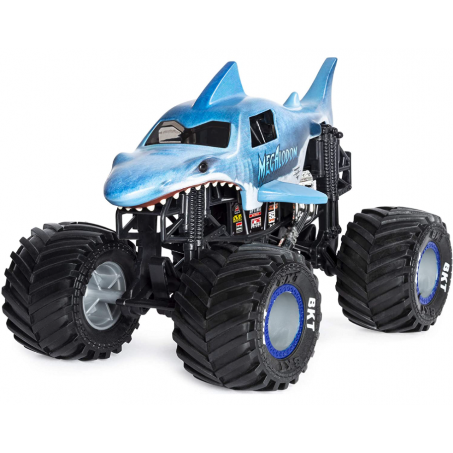 Джип Монстр Трак Акула Мегалодон Monster Jam Megalodon Monster Truck Spin Master B07S49