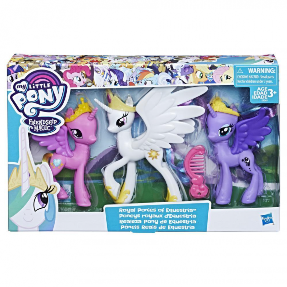 Фигурки Королевских Пони из Эквестрии Селестия Луна Каденс My Little Pony Hasbro E3265