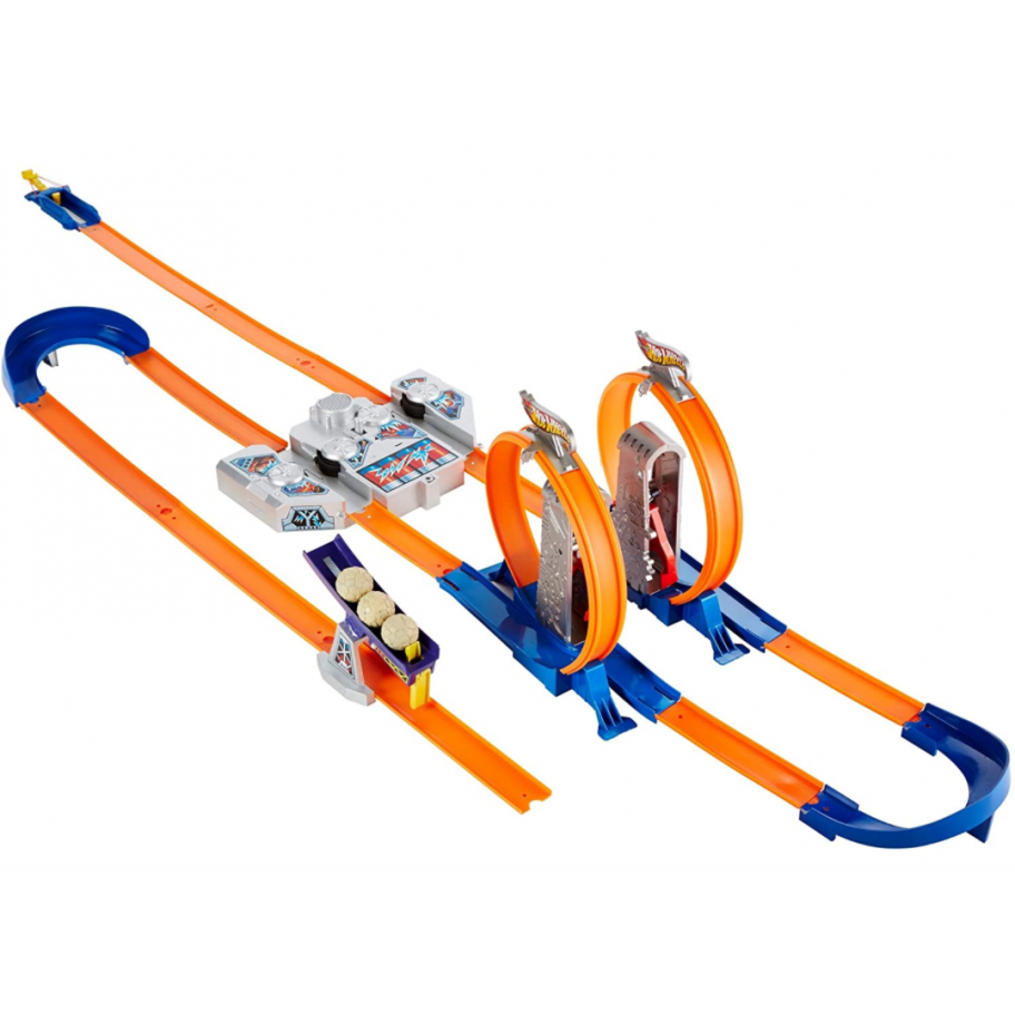 Трек Хот Вілс Подвійне прискорення Hot Wheels Track Builder Total Turbo Takeover Mattel BGX89